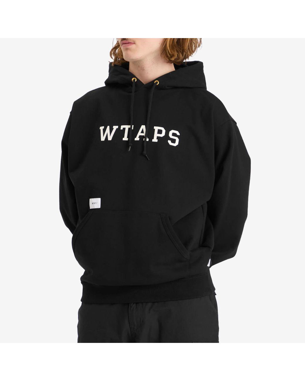 WTAPS Academy Logo Hoodie in Black for Men | Lyst