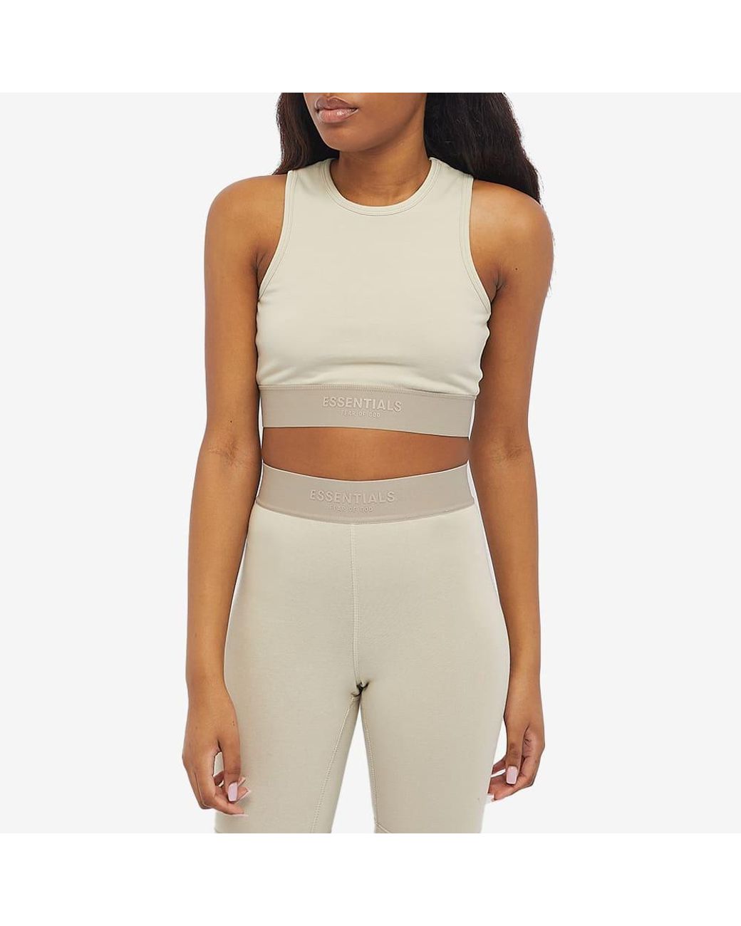 Fear Of God Sports Bra in Natural