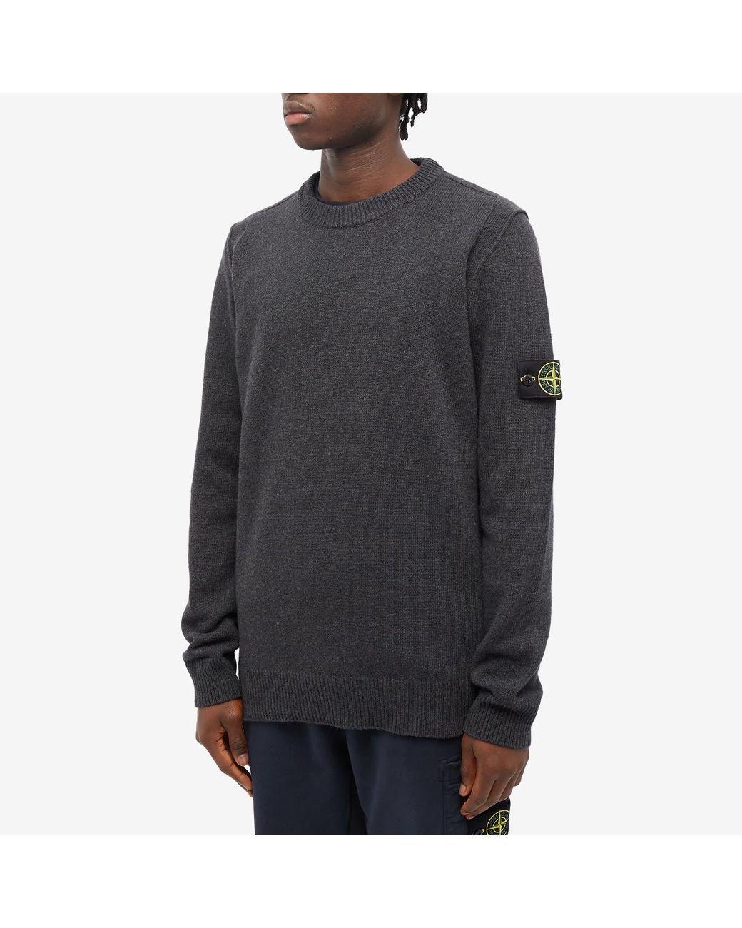 Charcoal stone island clearance jumper