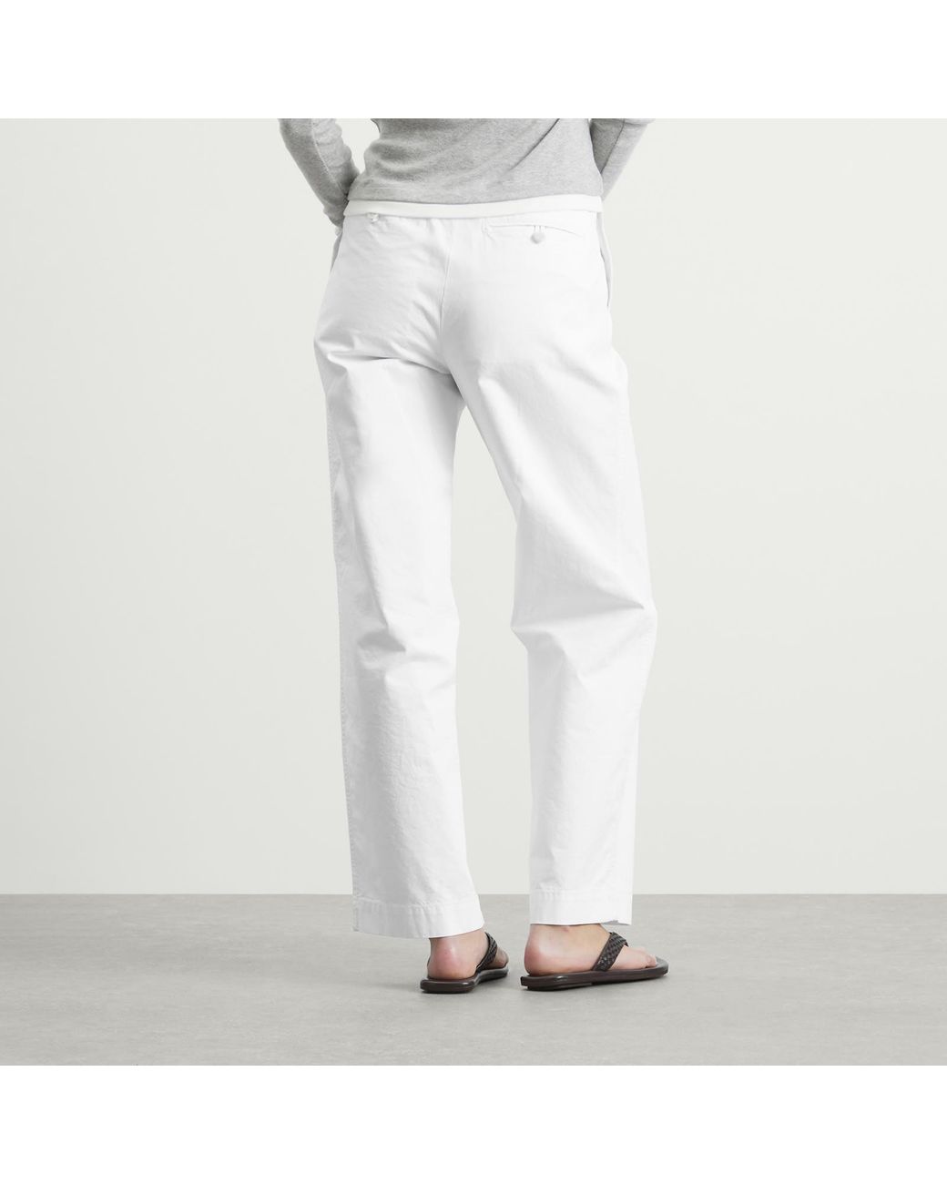 NOTHING WRITTEN White Lena Trouser