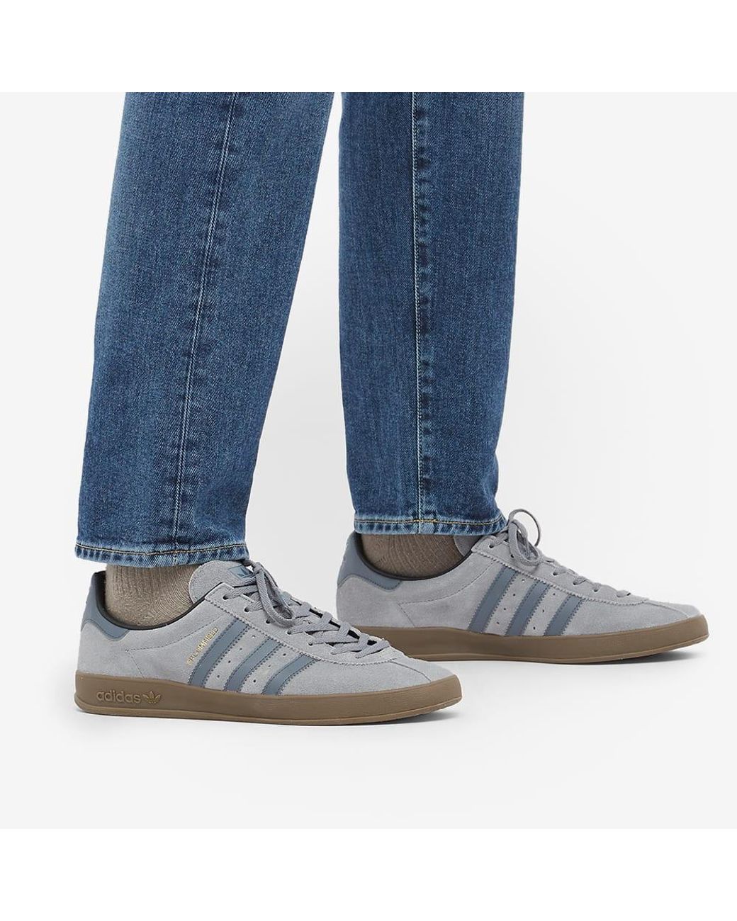 adidas Broomfield Grey Black Shoes in Gray for Men | Lyst