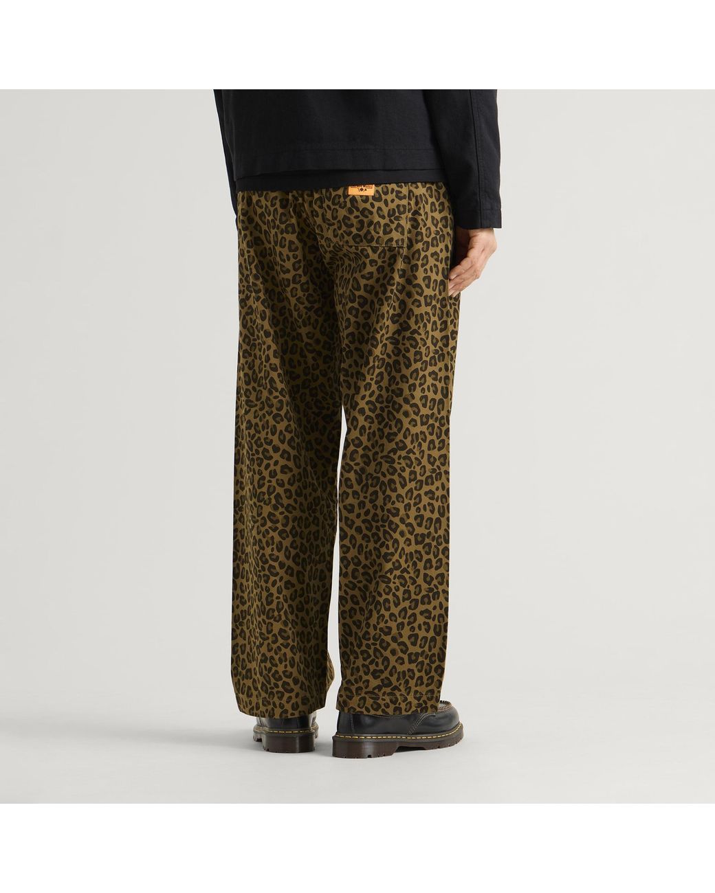 Service Works Green Patterned Easy Chef Pants for men