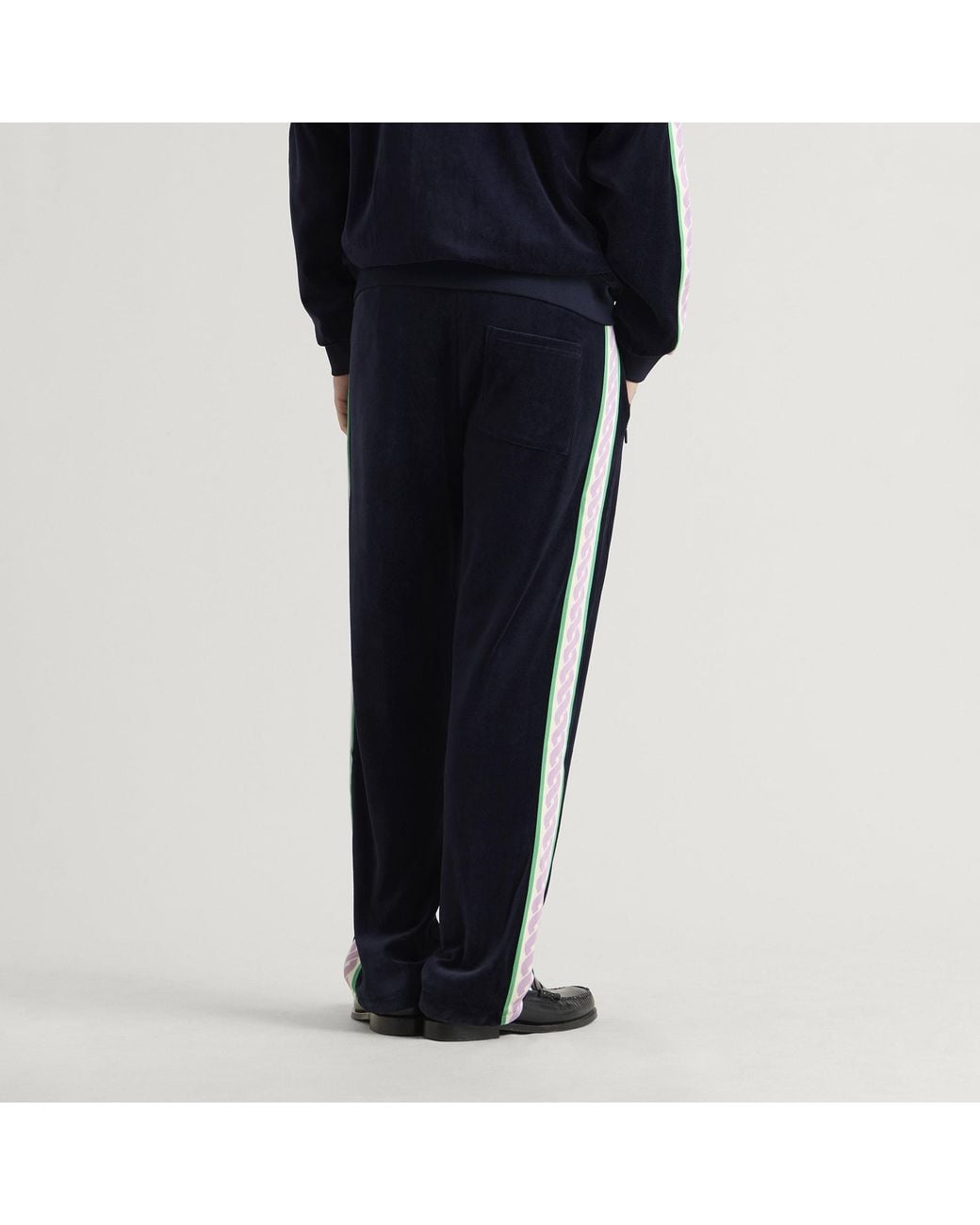 Drole de Monsieur Blue Velvet Track Pant for men