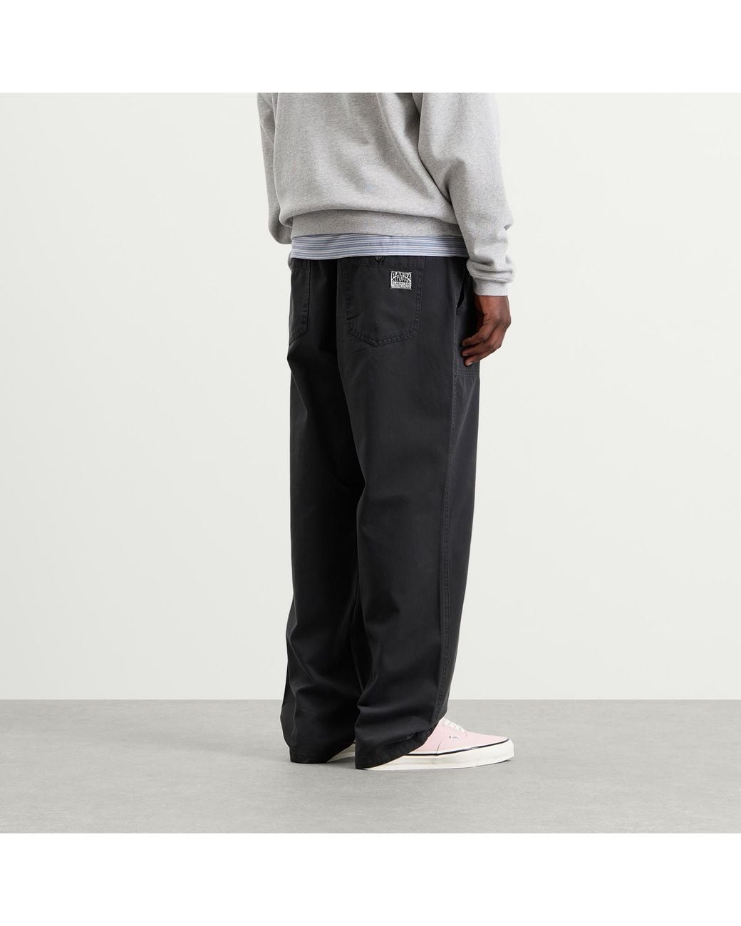 by Parra Black Art Pants for men