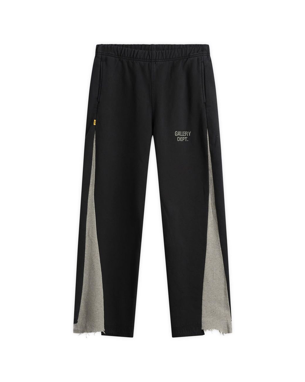 GALLERY DEPT. Black Twisted Leg Flare Sweatpant for men