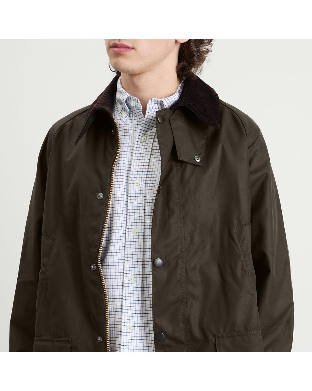 Barbour Black Classic Bedale Wax Jacket for men
