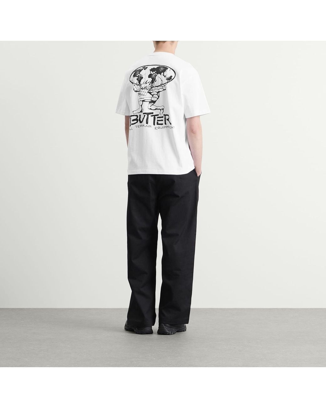 Butter Goods White Terrain T-Shirt for men