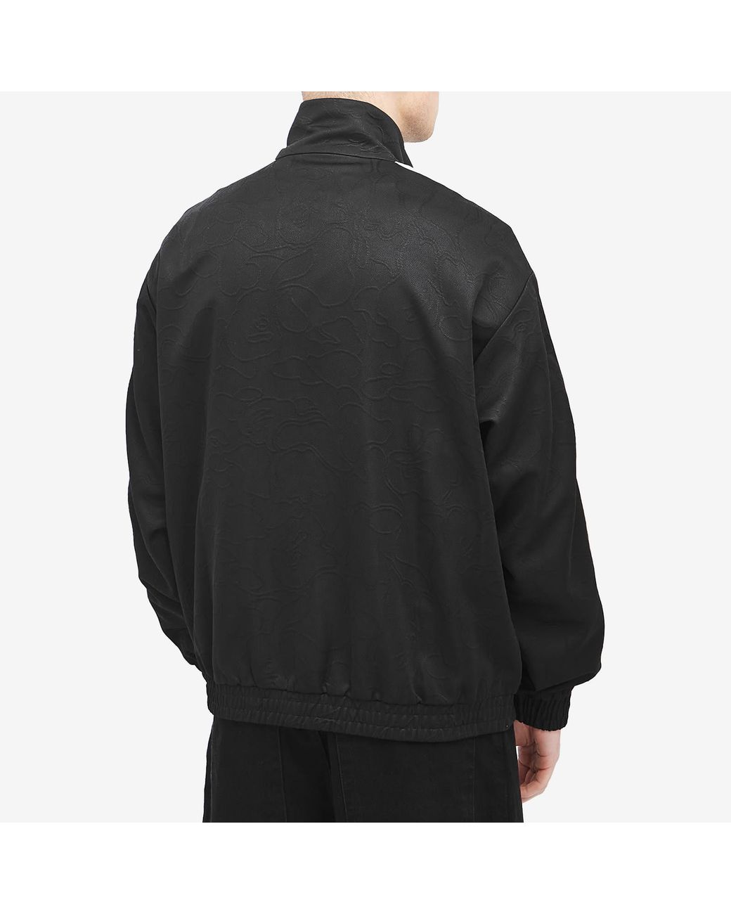 A Bathing Ape Black Line Camo Track Jacket for men