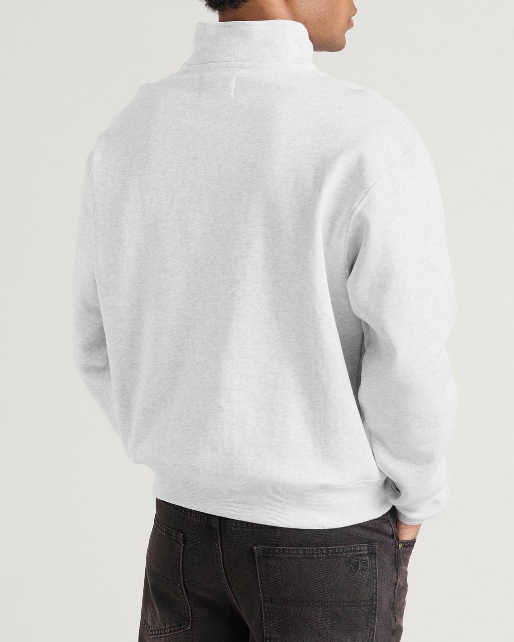 Butter Goods Panel 1/4 Zip Sweatshirt in White for Men | Lyst