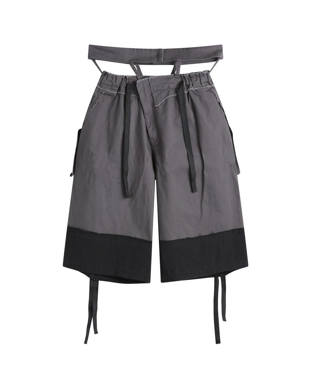 OTTOLINGER Gray Baggy Cargo Shorts