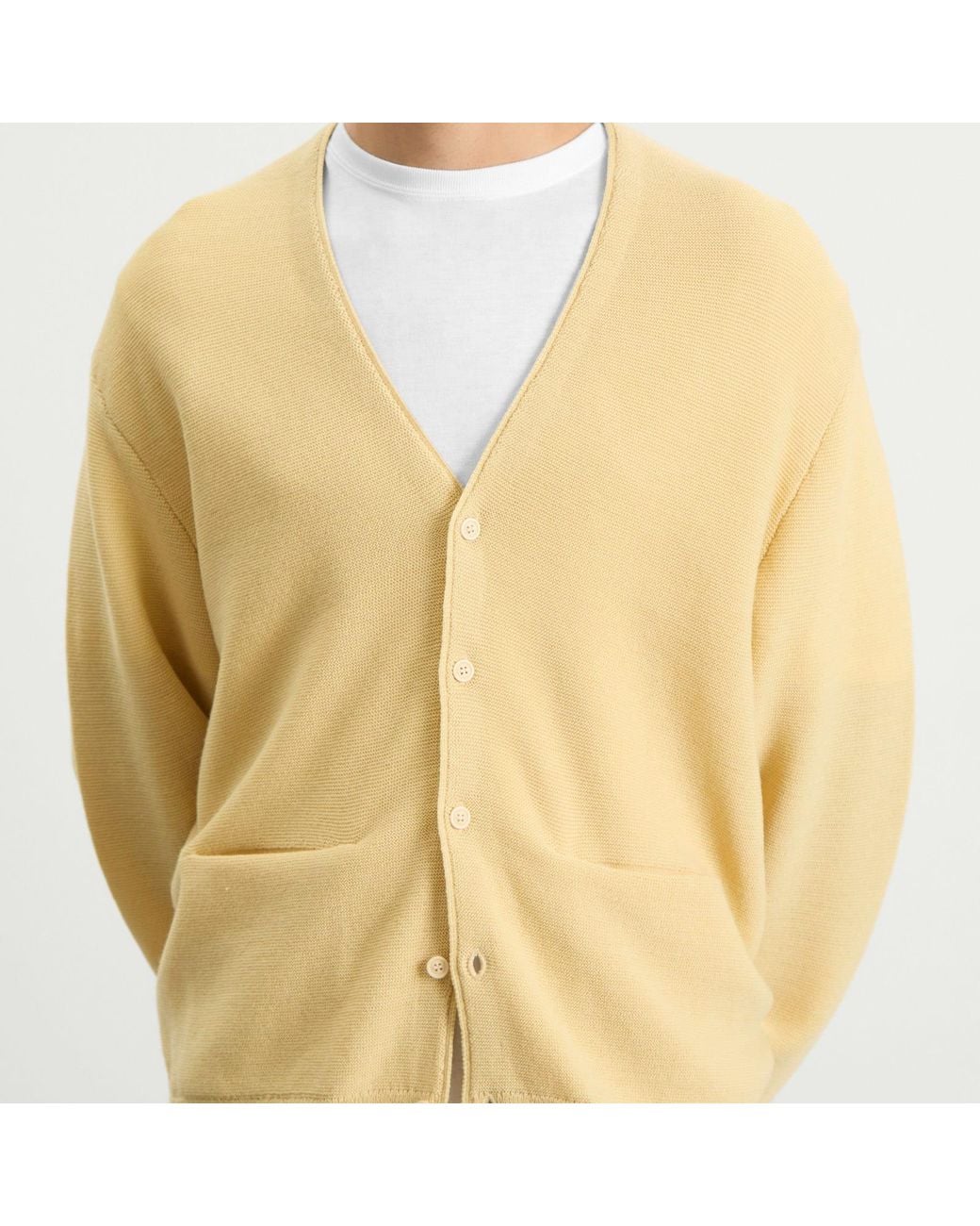 Visvim Yellow Selmer Cardigan for men