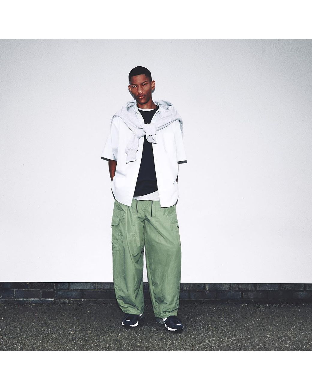 frizmworks-Olive-Nylon-Cargo-