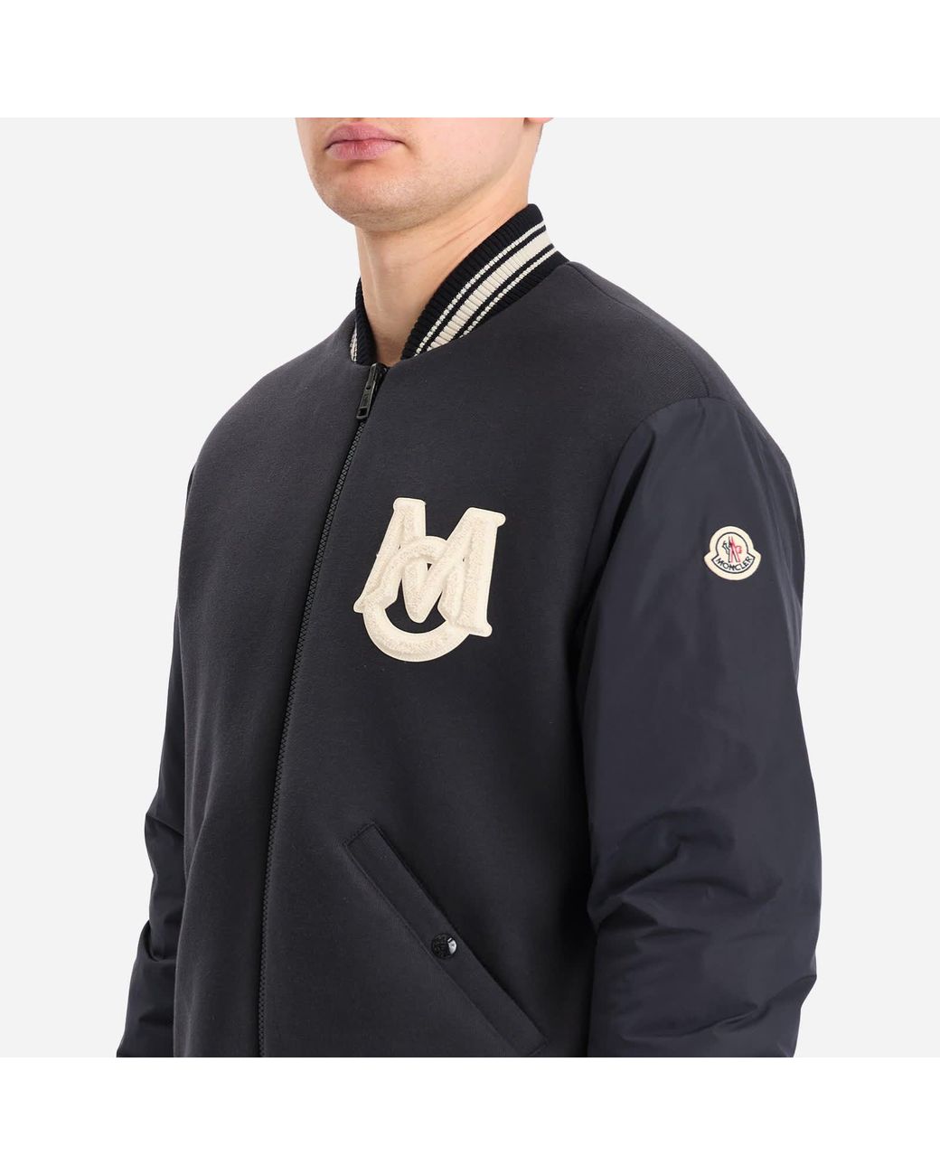 Moncler Black Vennes Bomber Jacket for men