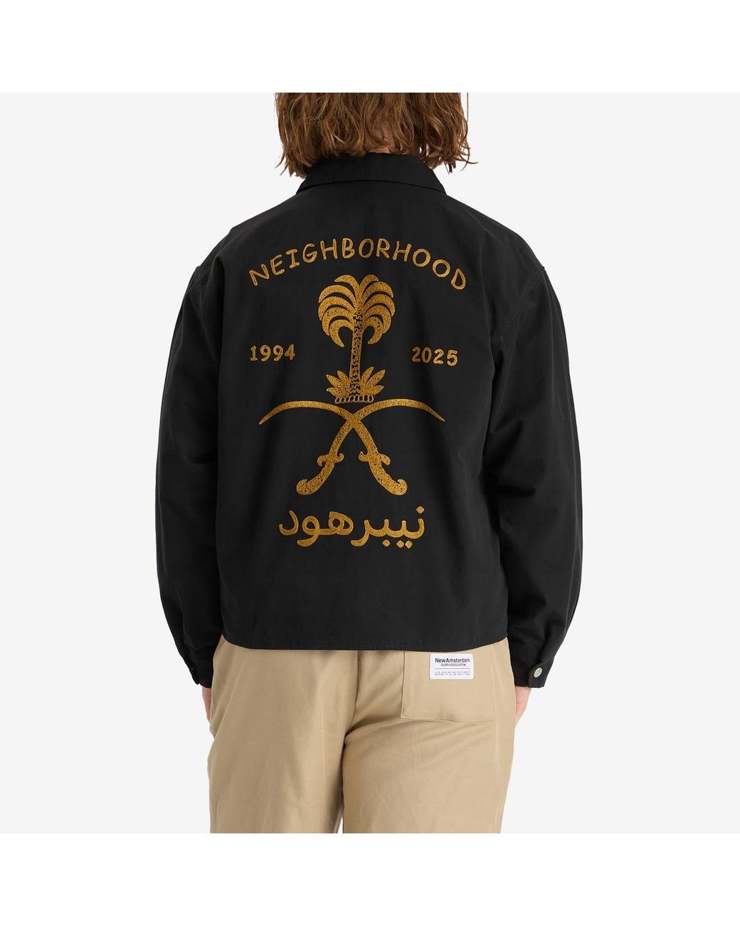 Neighborhood Souvenir Jacket in Black for Men | Lyst UK