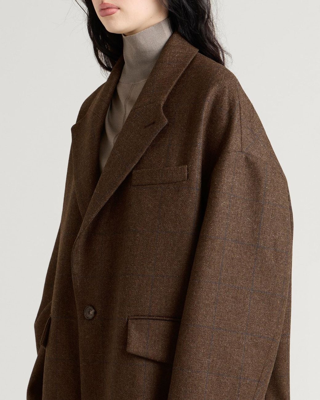 Maison Margiela Brown Oversized Cocooning Coat Jacket