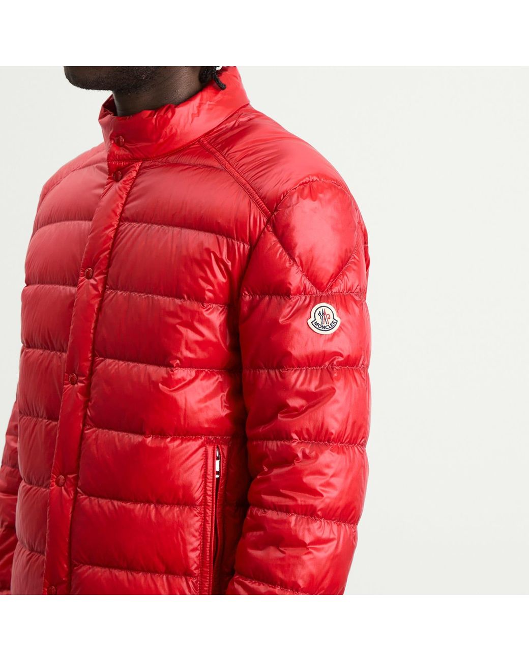 Moncler Red Selves Nylon Jacket for men