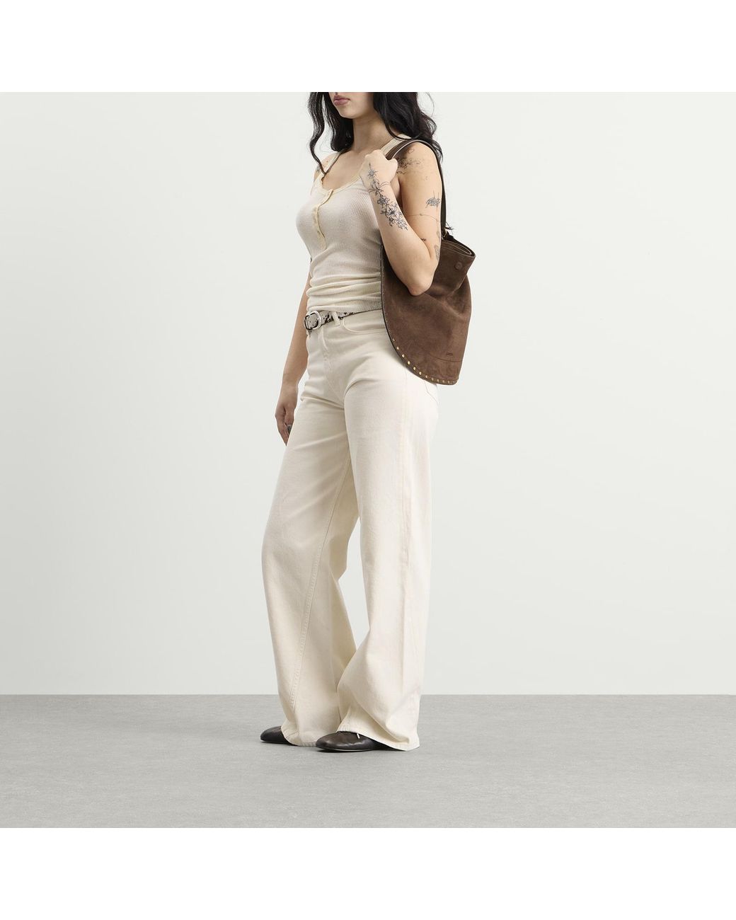 Isabel Marant Brown Oskan Hobo Bag