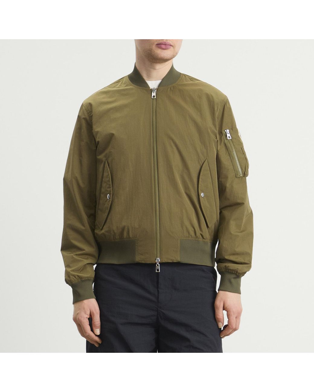 Moncler Green Locovez Reversible Bomber Jacket for men
