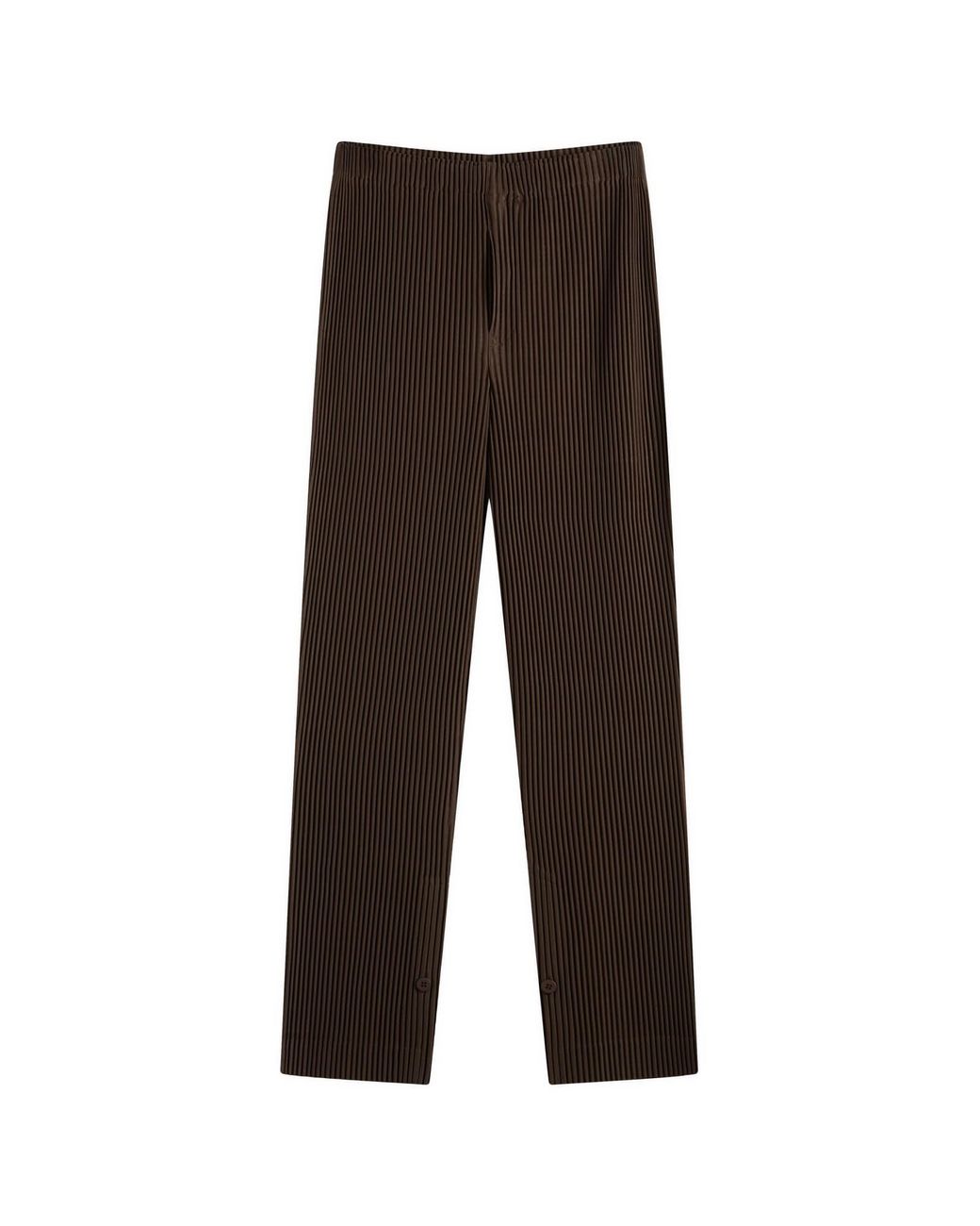 HOMME PLISSE HP31JF181 サイズ2 ブラウン Homme Plissé Issey Miyake Pleated Snap Trousers in Brown for Men