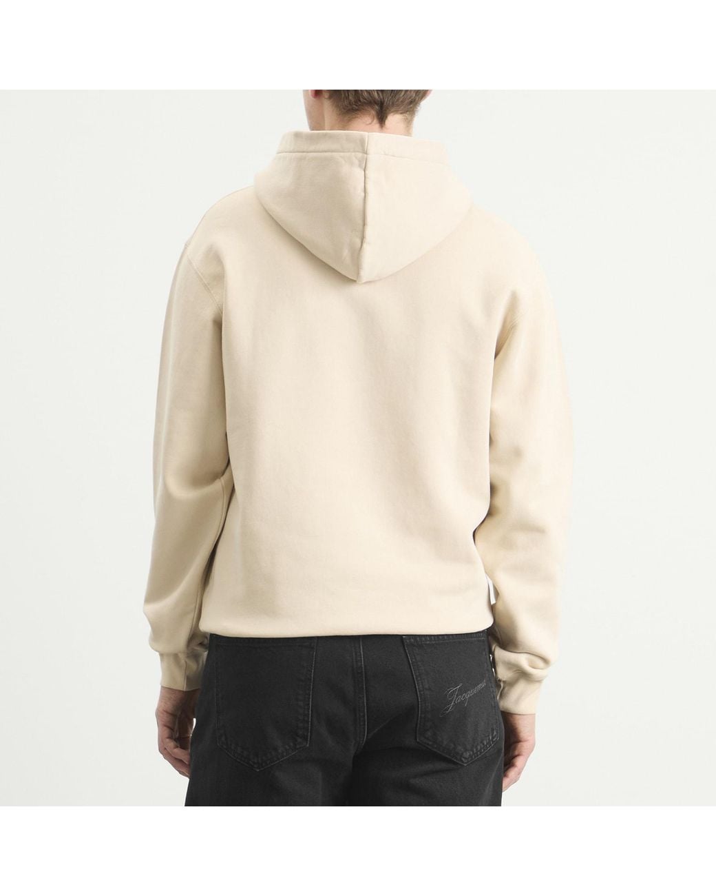 Jacquemus Natural Gros Grain Hoodie for men
