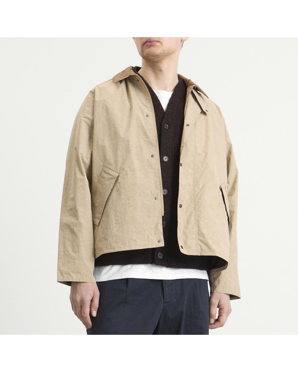 Barbour Natural Ripstop Transport Showerproof Jacket for men