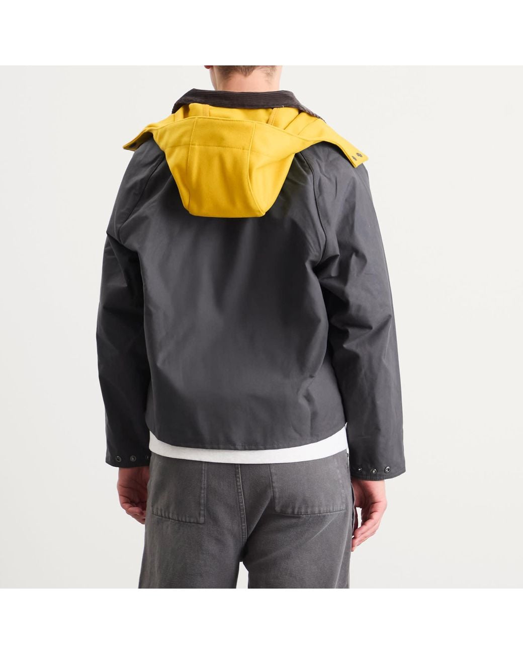 Barbour X Kaptain Sunshine Short Cruiser Casual in Grey for Men