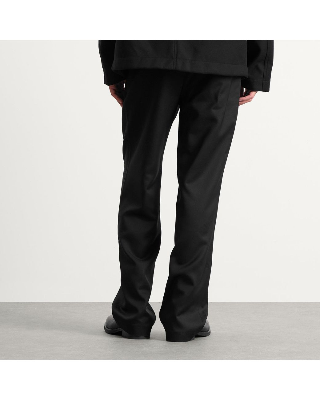 Casablanca Gray Workwear Wool Belt Loop Trouser for men