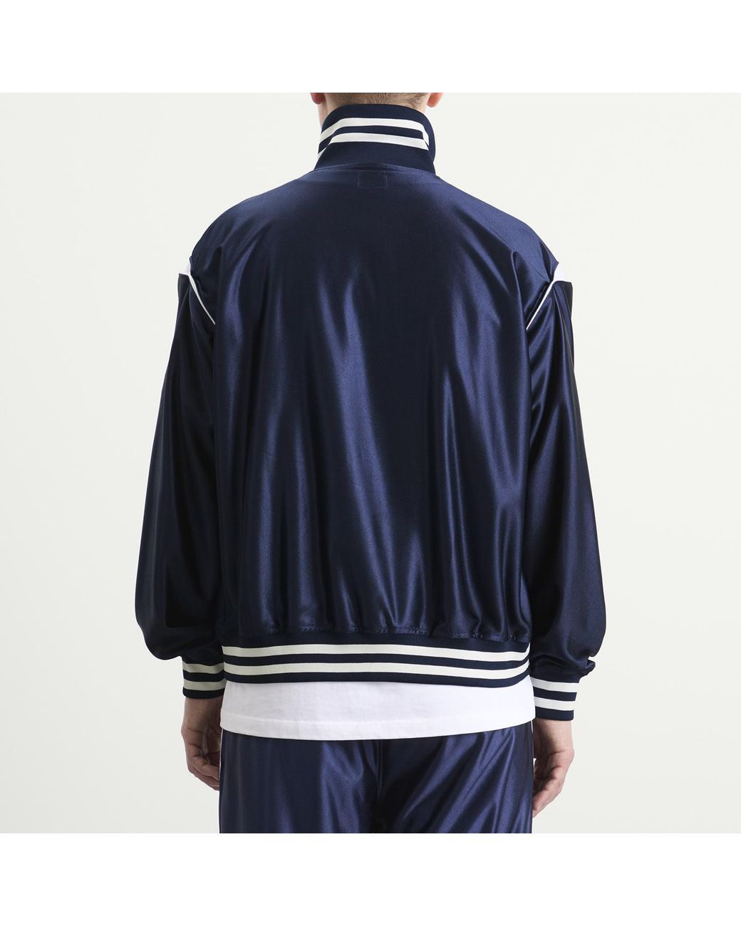 Needles Blue Sateen Track Jacket for men