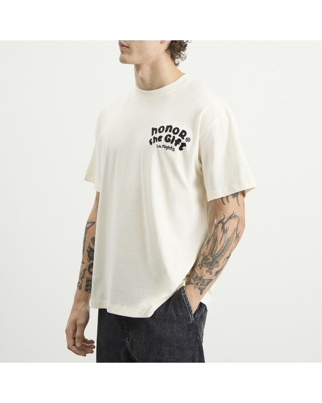 Honor The Gift White La Nights T-Shirt for men
