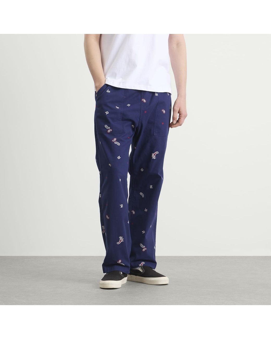 Service Works Paisley Chef Pants in Blue for Men | Lyst