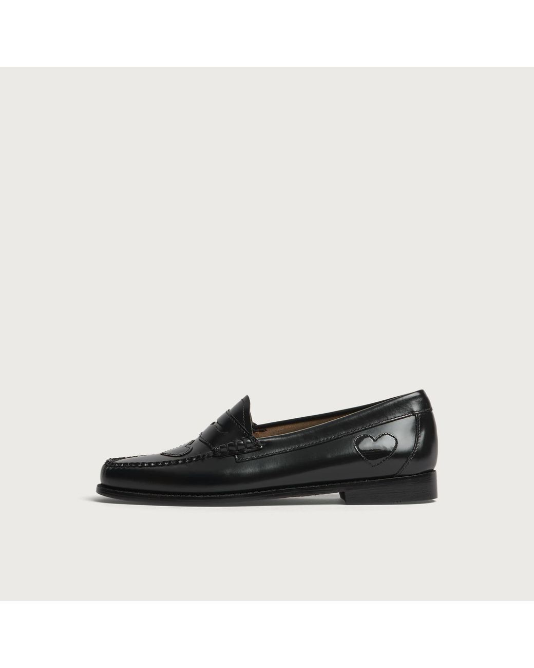 G.H.BASS Black Penny Love Loafers