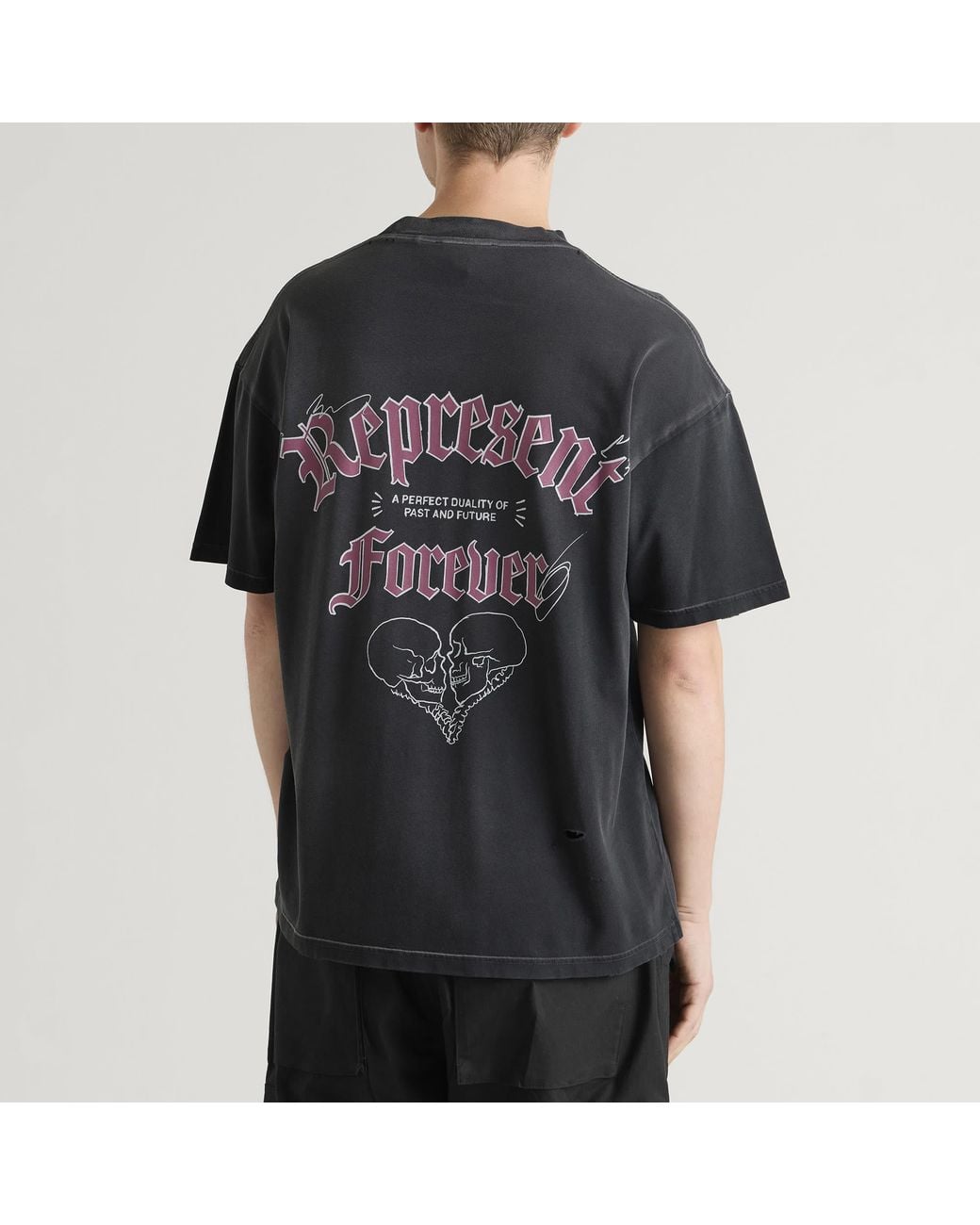 Represent Black Duality T-Shirt for men