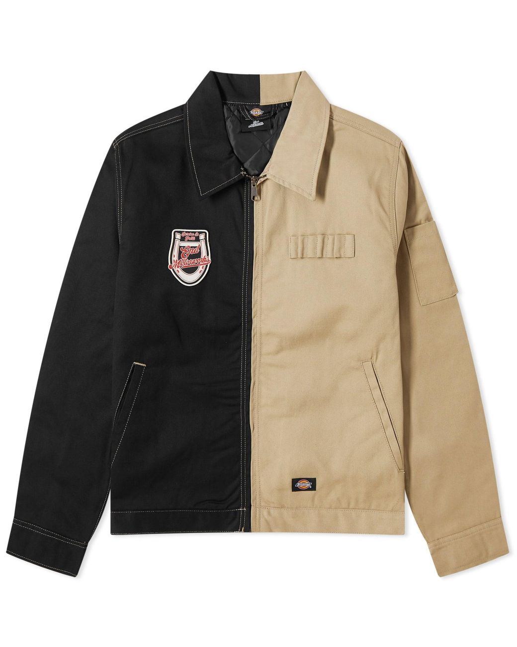 END. × Dickies Eisenhower Jacket Dickies End. X 'Motorworks' Eisenhower Jacket in Black for Men
