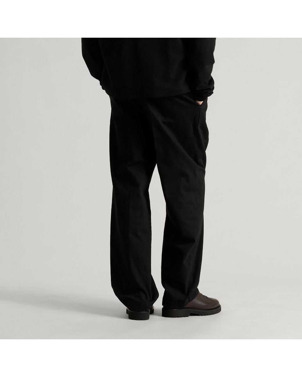 Kaptain Sunshine Black Dyed Denim Riviera Pants for men