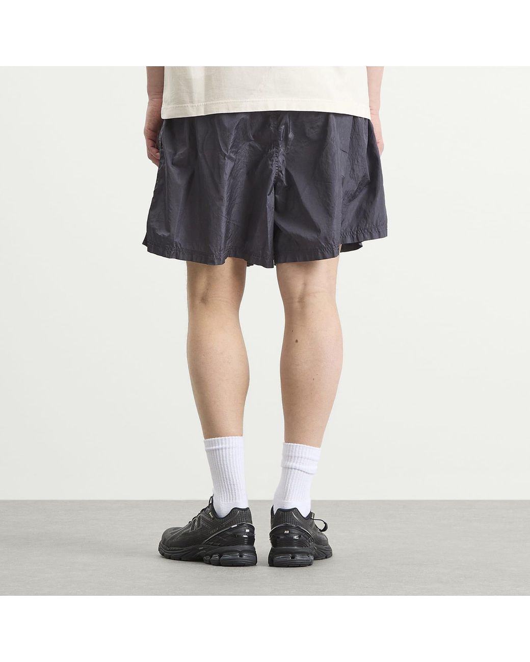 Stone Island Gray Water Reactive Faded Camo Swim Shorts for men