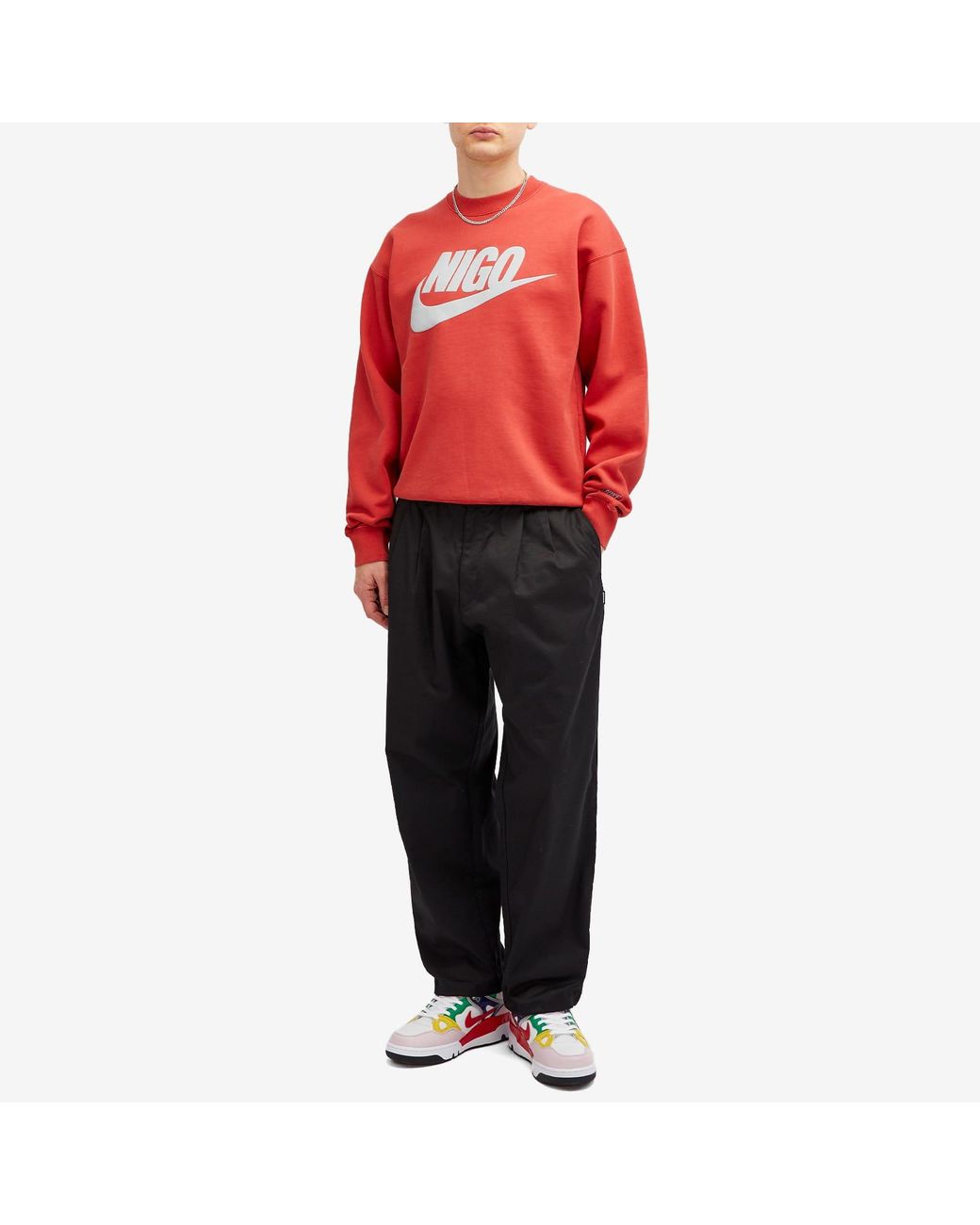 Nike X Nigo Crew Fleece in Red | Lyst Nike X Nigo Crew Fleece in Red | Lyst