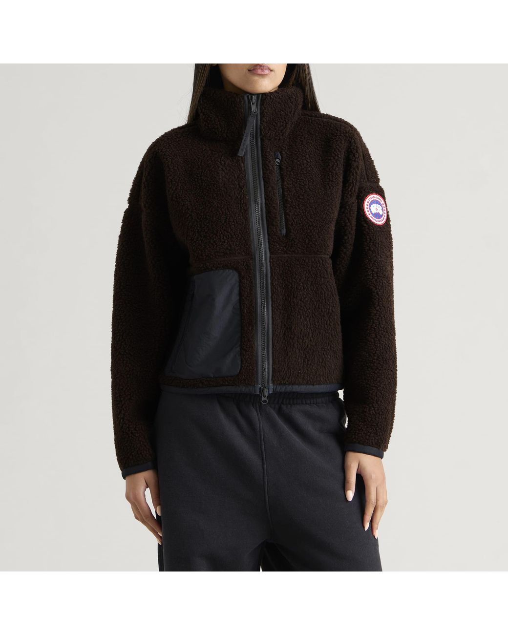 Canada Goose Black Simcoe Fleece Jacket