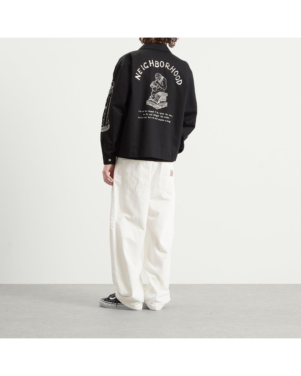 Neighborhood Black Souvenir Jacket for men