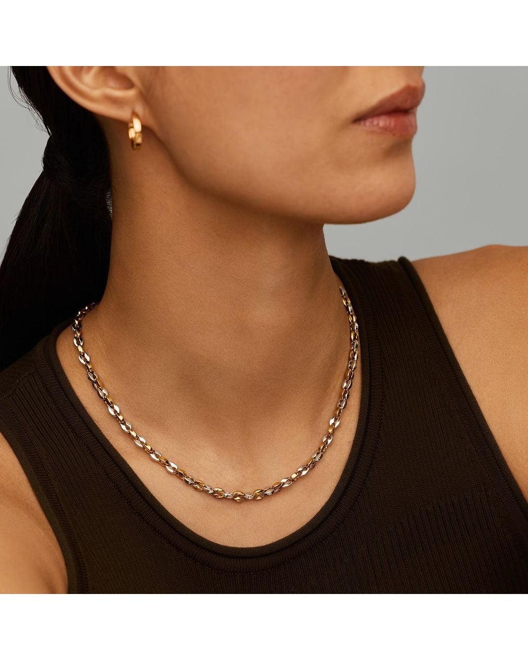 Missoma Metallic Mariner Chain Necklace
