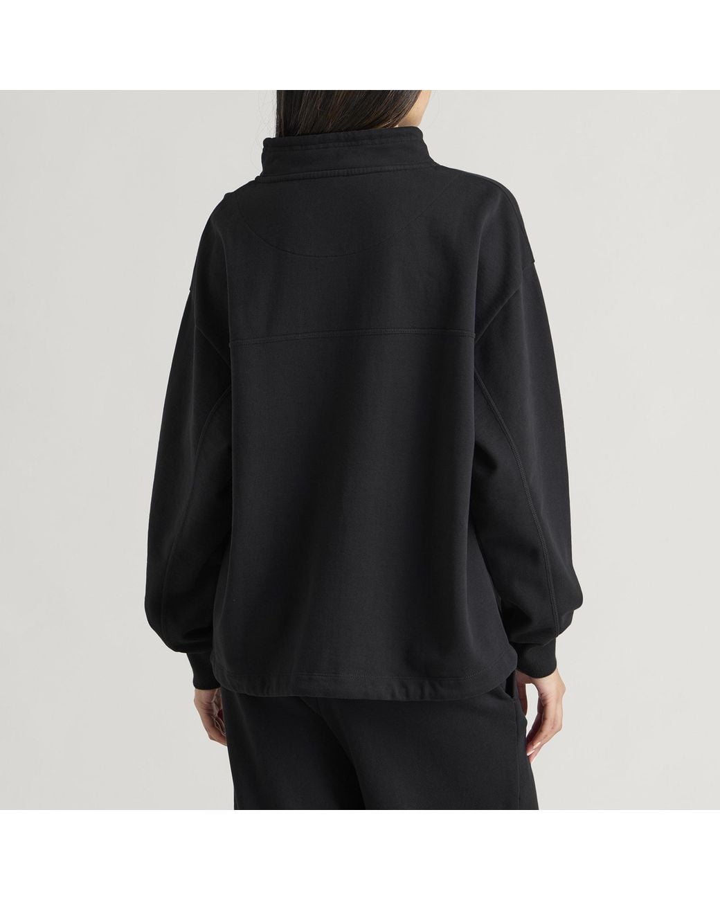 Fruity Booty Black Track Button Jumper