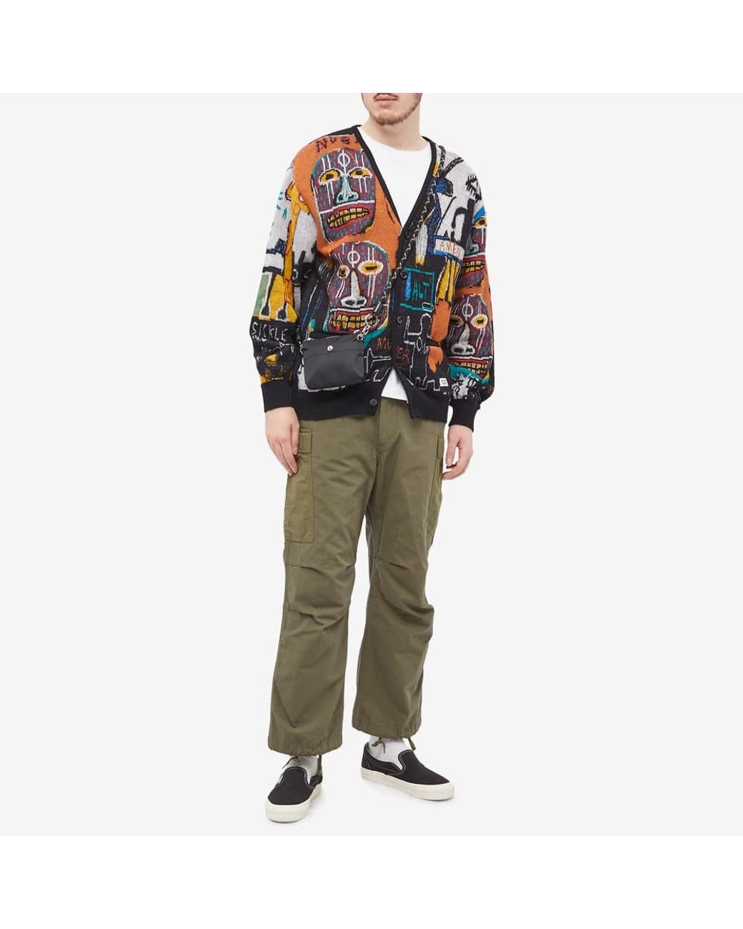 Wacko maria BASQUIAT Cardigan XL-