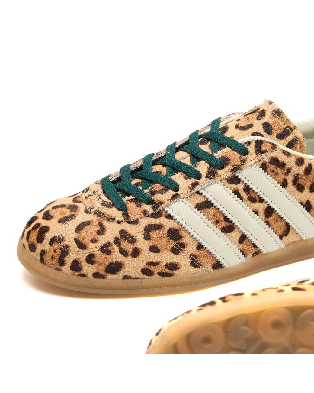 Adidas Natural Gazelle Lo Pro Leopard Sneakers