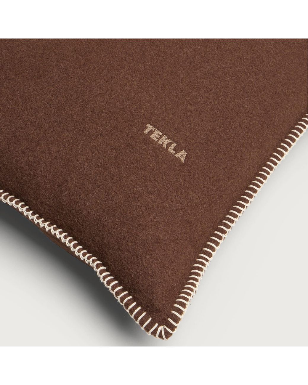 Tekla Brown Lambswool Cushion