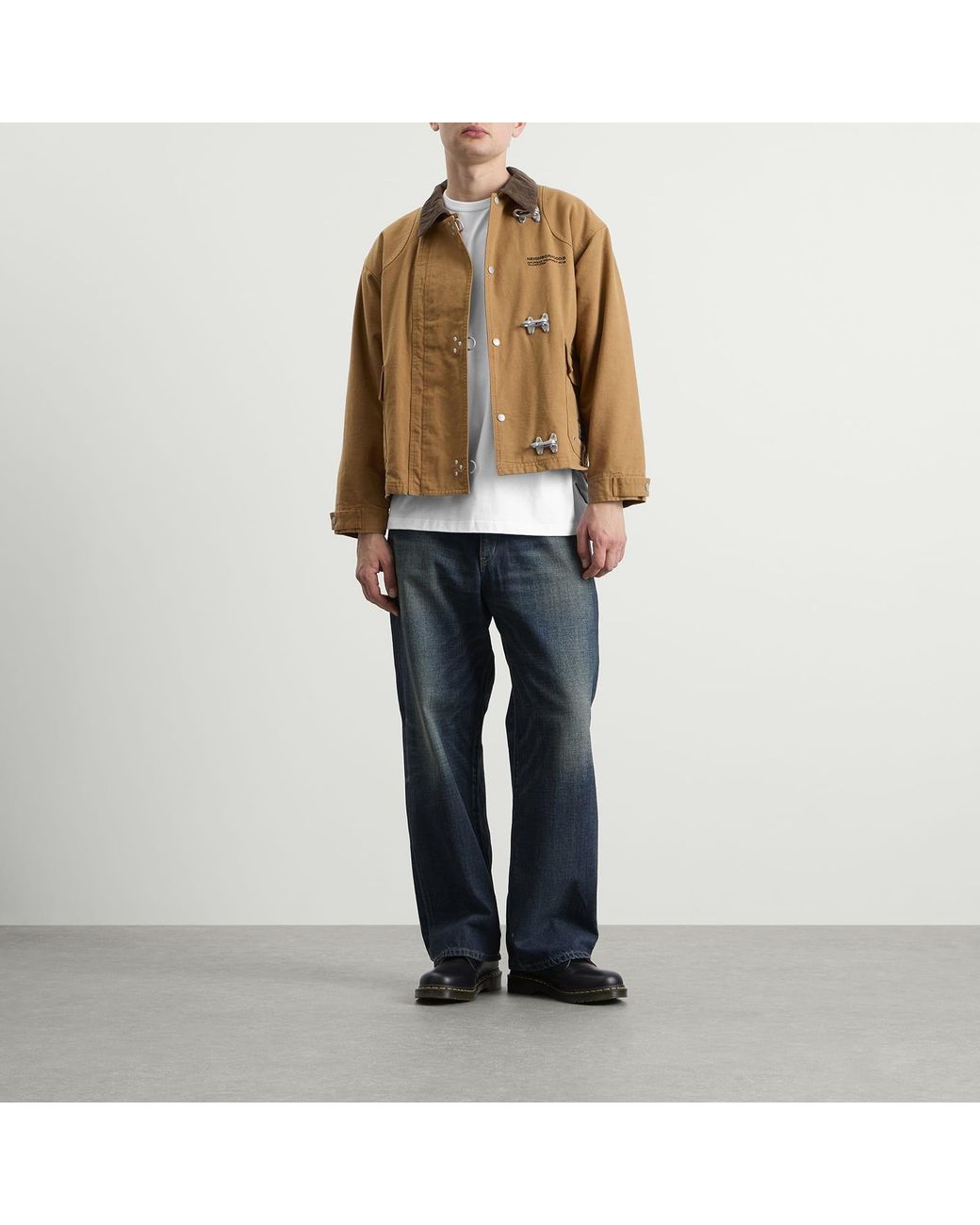 Neighborhood White Sheltech Pocket T-Shirt for men