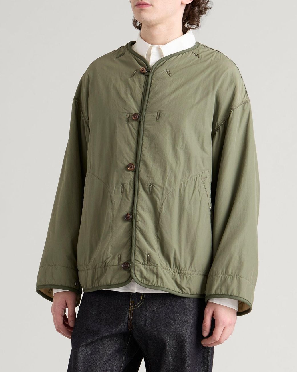 Visvim Green Altman Padded Liner Jacket for men