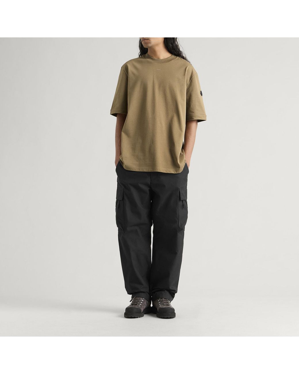 Moncler Green Heavy Cotton T-Shirt for men