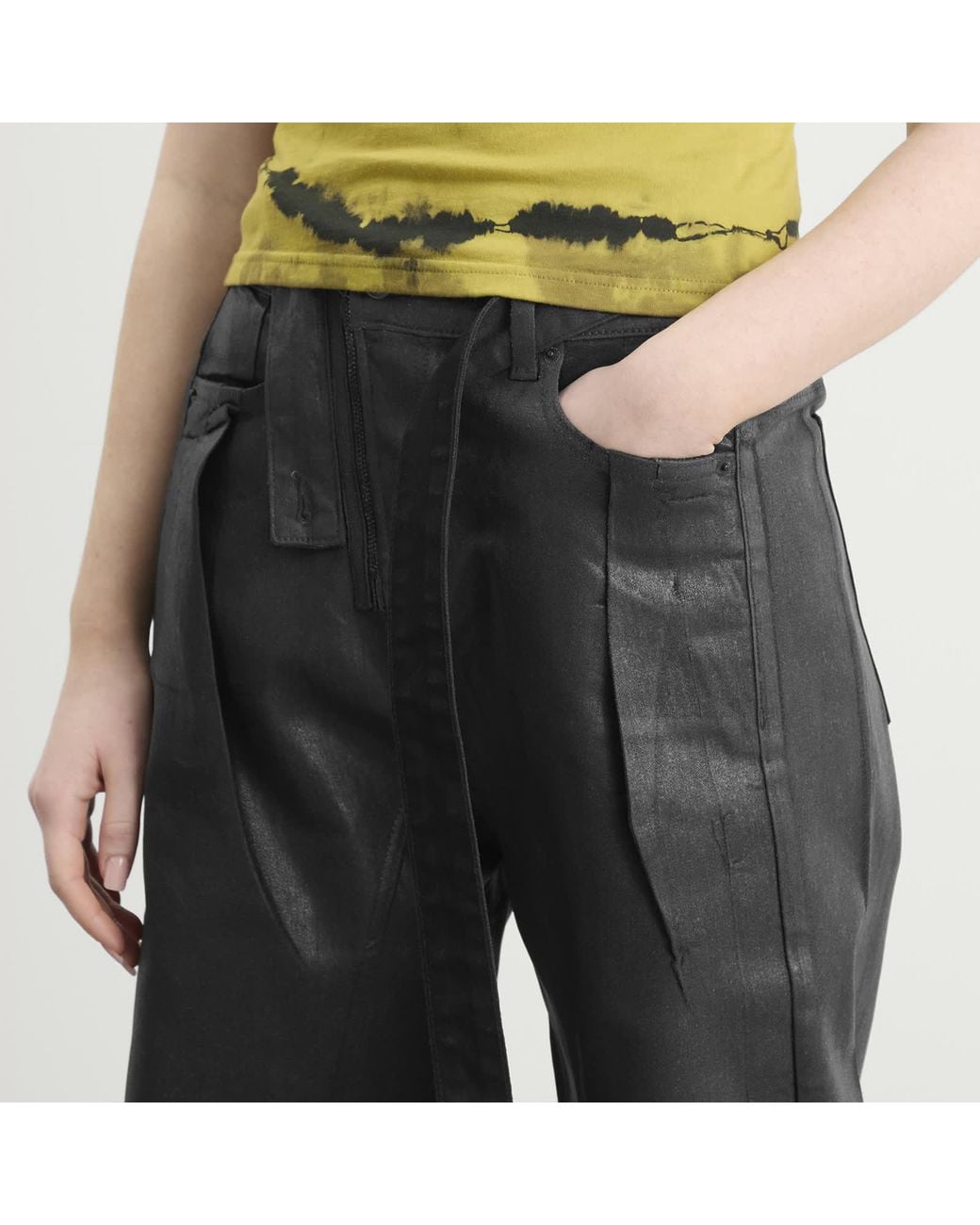 OTTOLINGER Glazed Baggy Jeans in Gray | Lyst