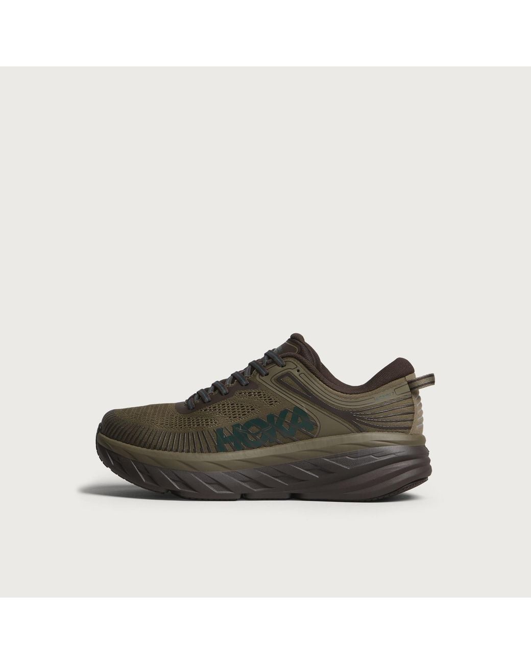 Hoka One One Brown Bondi 7 Sneaker for men