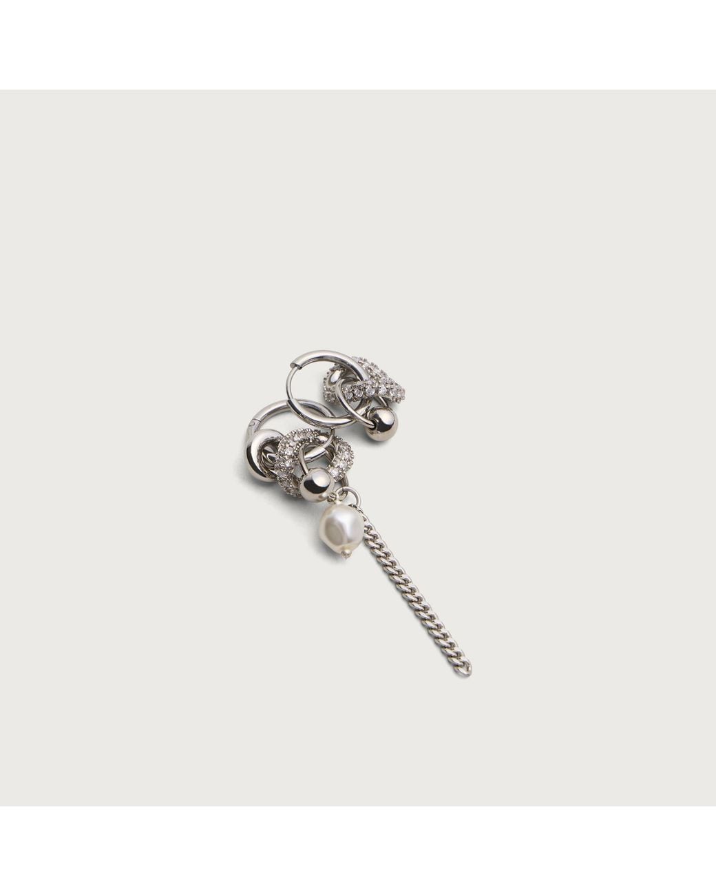 Justine Clenquet Metallic Jade Earrings