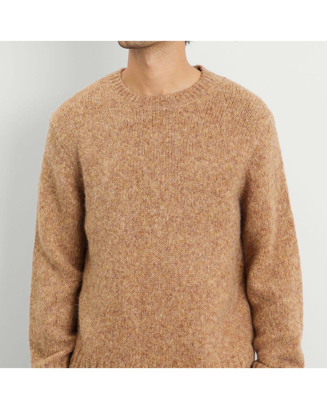 Corridor NYC Brown Alpaca Crewneck for men